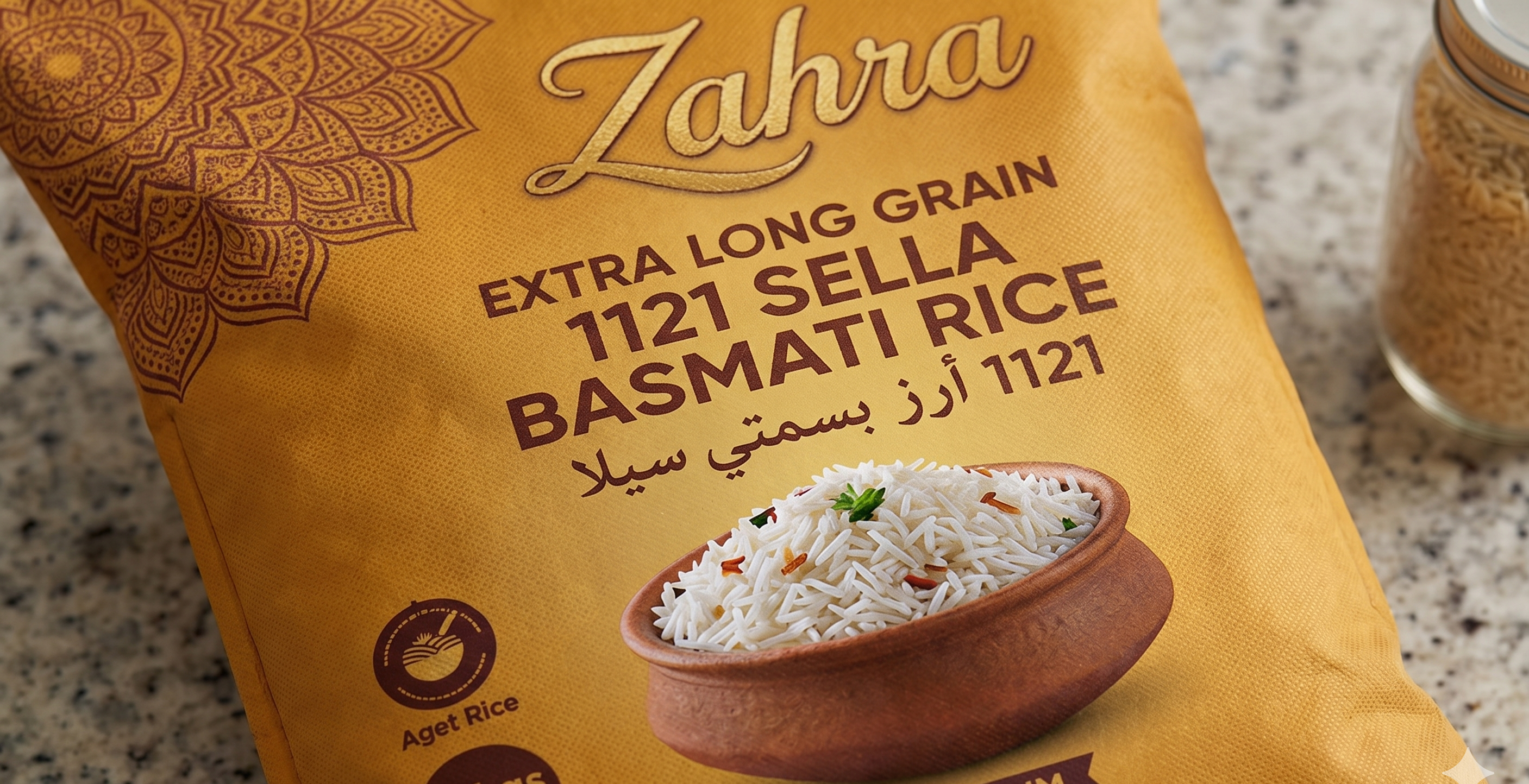 Zahra 1121 Sella Basmati close-up
